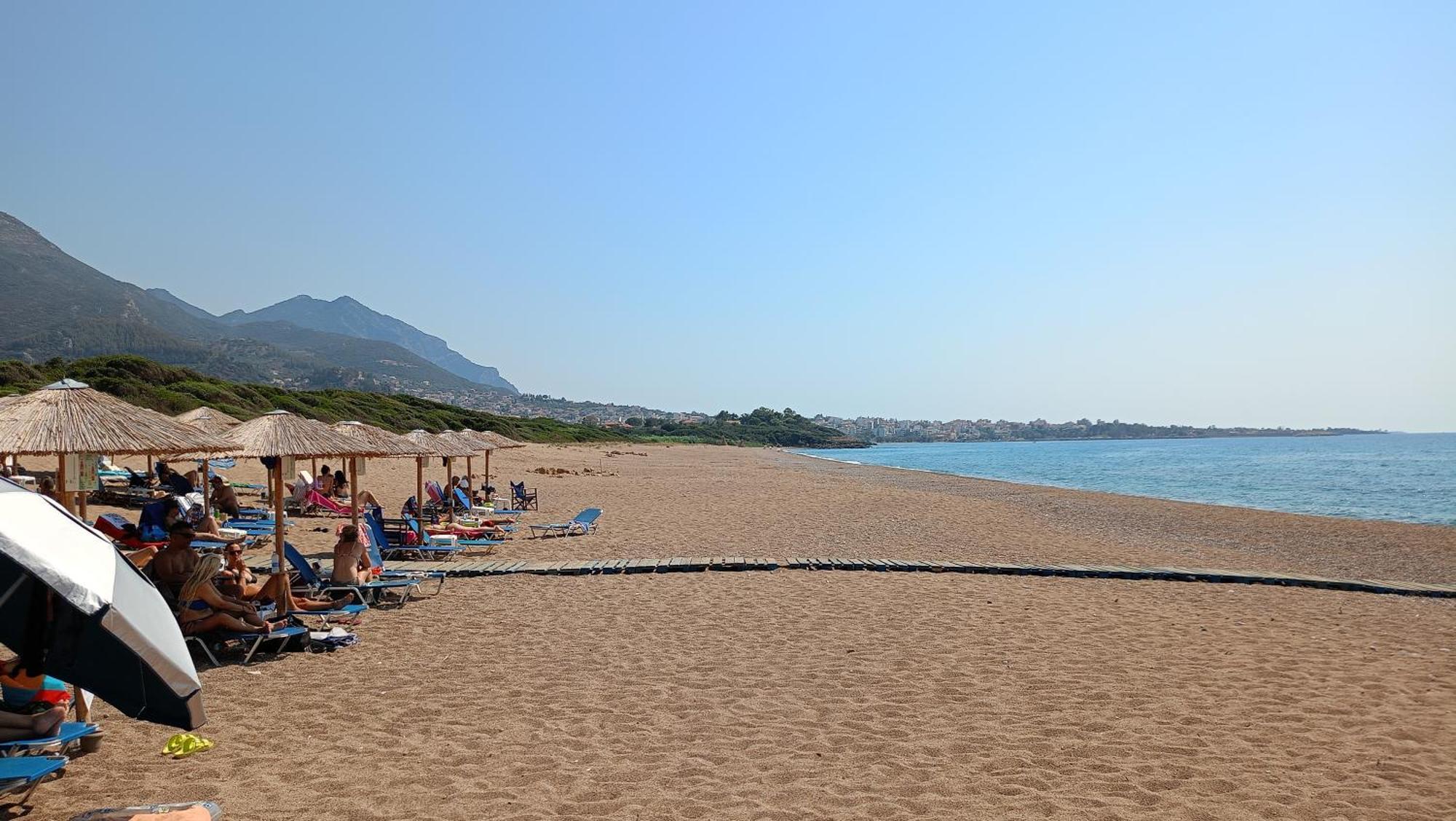 Villa Tzanetos Seaside Kyparissia Exterior foto